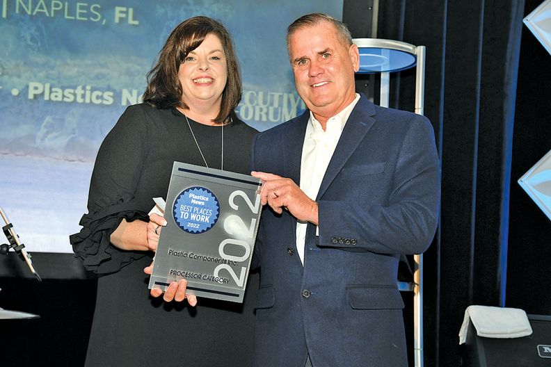 Plastic Components Inc., Best Places to Work, No. 1 processor